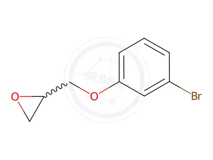 Chemical structure of 2-[(3-Bromophenoxy)methyl]oxirane