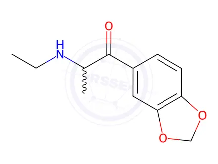 Chemical structure of Ethylone