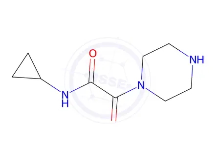 Chemical structure of n-Cyclopropyl-2-oxo-2-(piperazin-1-yl)acetamide