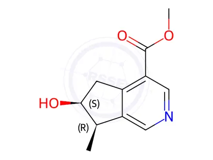 Chemical structure of cantleyine