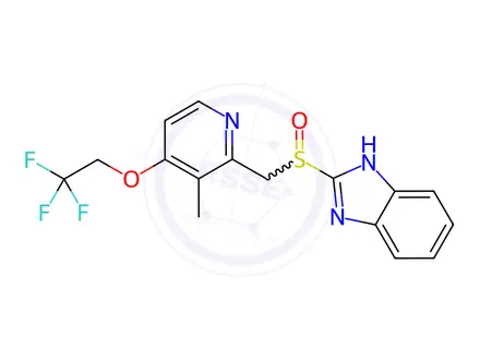 Chemical structure of Lansoprazole