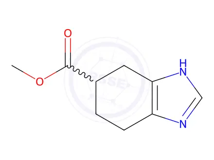 Chemical structure of methyl 4,5,6,7-tetrahydro-1H-benzo[d]imidazole-6-carboxylate