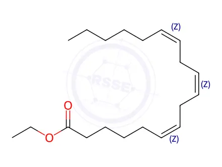 Chemical structure of Ethyl Gamma-Linolenate(C18:3)