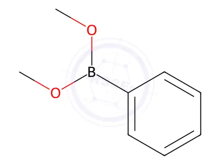 Chemical structure of Boronic acid,phenyl-dimethyl ester