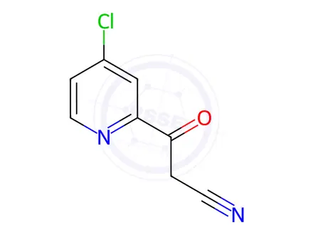 Chemical structure of 3-(4-chloropyridin-2-yl)-3-oxopropanenitrile