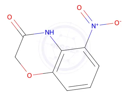 Chemical structure of 5-Nitro-2H-1,4-benzoxazin-3(4H)-one