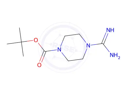Chemical structure of tert-Butyl 4-Carbamimidoylpiperazine-1-carboxylate