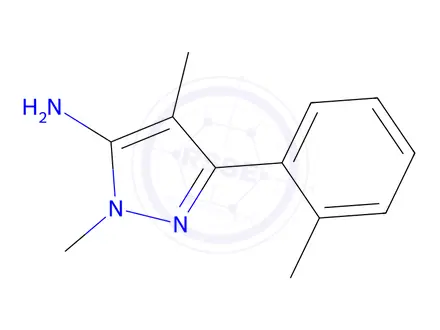 Chemical structure of 1,4-Dimethyl-3-(o-tolyl)-1h-pyrazol-5-amine