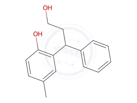 Chemical structure of 2-(3-Hydroxy-1-phenylpropyl)-4-methylphenol