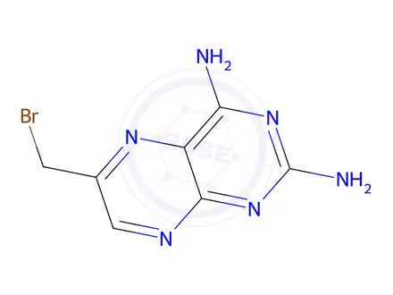 Chemical structure of 6-(Bromomethyl)pteridine-2,4-diamine