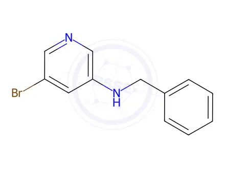 Chemical structure of N-benzyl-5-bromopyridin-3-amine