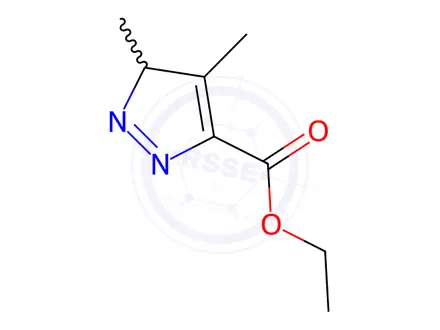 Chemical structure of Ethyl 3,4-dimethyl-1H-pyrazole-5-carboxylate