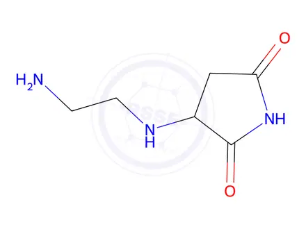 Chemical structure of 3-((2-Aminoethyl)amino)pyrrolidine-2,5-dione
