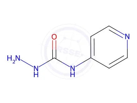 Chemical structure of 3-amino-1-(pyridin-4-yl)urea