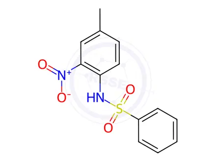 Chemical structure of N-(4-Methyl-2-nitrophenyl)benzenesulfonamide