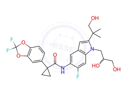 Chemical structure of Tezacaftor Impurity 32