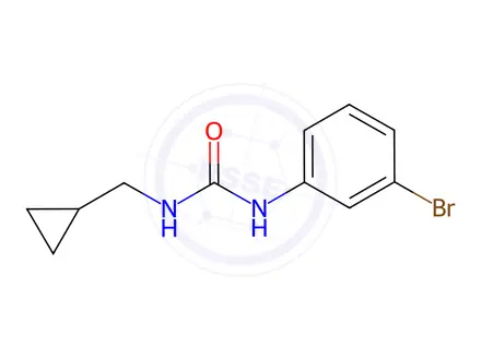 Chemical structure of 1-(3-Bromophenyl)-3-(cyclopropylmethyl)urea