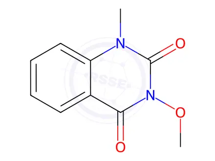 Chemical structure of 3-Methoxy-1-methylquinazoline-2,4(1H,3H)-dione