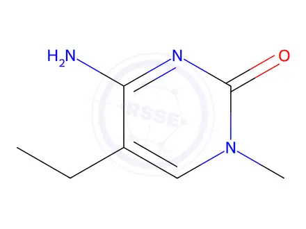 Chemical structure of 4-Amino-5-ethyl-1-methyl-2(1H)-pyrimidinone