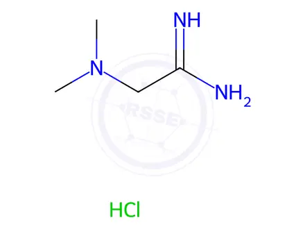Chemical structure of 2-(Dimethylamino)acetimidamide hydrochloride