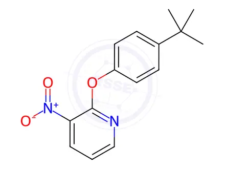 Chemical structure of 2-(4-tert-Butylphenoxy)-3-nitropyridine