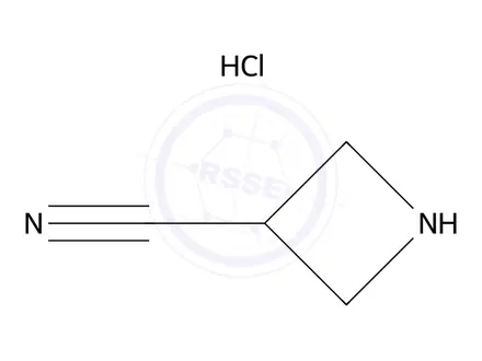 Chemical structure of Azetidine-3-carbonitrileHCl
