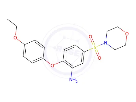 Chemical structure of 2-(4-Ethoxyphenoxy)-5-(morpholine-4-sulfonyl)aniline