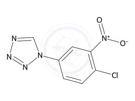 Chemical structure of 1-(4-Chloro-3-nitrophenyl)-1h-1,2,3,4-tetrazole