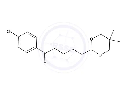 Chemical structure of 1-(4-Chlorophenyl)-5-(5,5-dimethyl-1,3-dioxan-2-yl)pentan-1-one