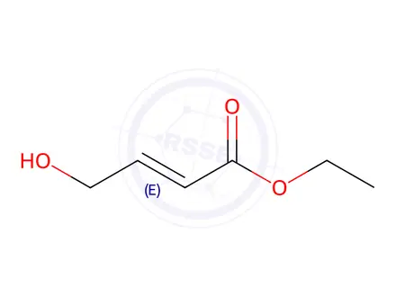 Chemical structure of (E)-4-Hydroxycrotonoic Acid Ethyl Ester