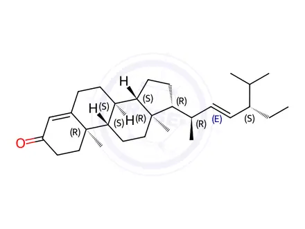 Chemical structure of Stigmasterol Impurity 6
