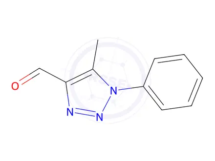 Chemical structure of 5-methyl-1-phenyl-1,2,3-triazole-4-carbaldehyde