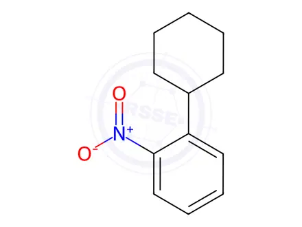 Chemical structure of 1-Nitro-2-cyclohexylbenzene