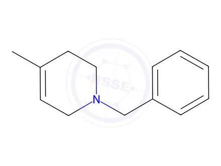 Chemical structure of 1-benzyl-4-methyl-1,2,3,6-tetrahydropyridine