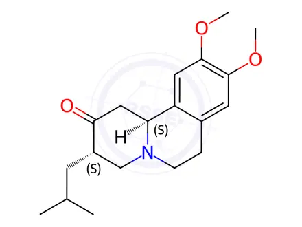 Chemical structure of Tetrabenazine