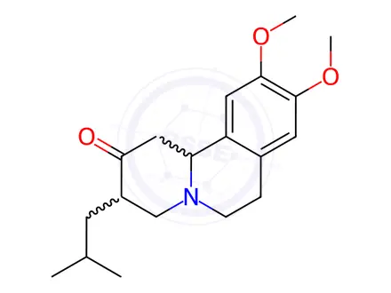 Chemical structure of Tetrabenazine