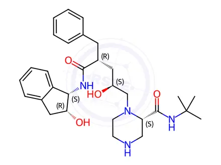 Chemical structure of Indinavir Impurity 2 (Indinavir EP Impurity B)