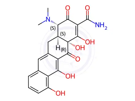 Chemical structure of Demeclocycline EP Impurity E