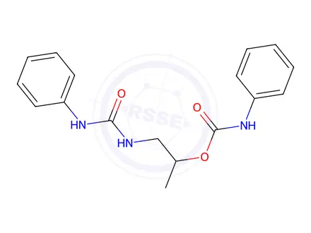 Chemical structure of 1-(3-Phenylureido)propan-2-yl phenylcarbamate