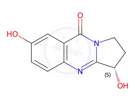 Chemical structure of Vasicinolone