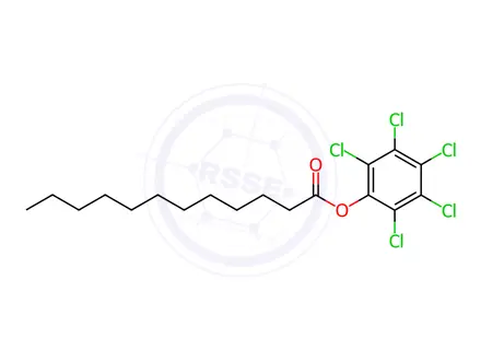Chemical structure of Pentachlorophenyllaurate