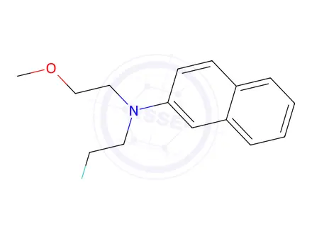 Chemical structure of N-(2-Fluoroethyl)-N-(2-methoxyethyl)-2-naphthalenamine