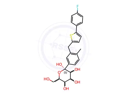 Chemical structure of Canagliflozin Impurity 193