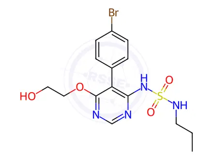 Chemical structure of O-Desbromo-pyrimidinyl Macitentan