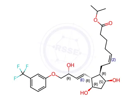 Chemical structure of Travoprost