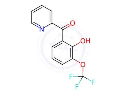 Chemical structure of 2-(2-Hydroxy-3-(trifluoromethoxy)benzoyl)pyridine