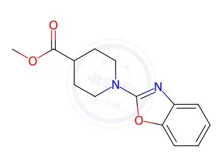 Chemical structure of Methyl 1-(1,3-benzoxazol-2-yl)piperidine-4-carboxylate