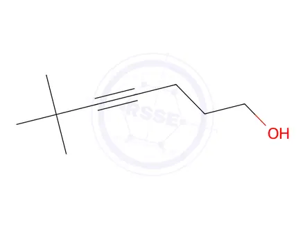 Chemical structure of 6,6-Dimethyl-4-heptyn-1-ol
