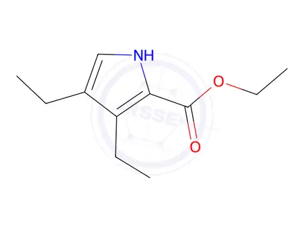 Chemical structure of Ethyl 3,4-diethyl-1H-pyrrole-2-carboxylate