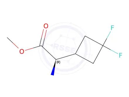 Chemical structure of Methyl (R)-2-amino-2-(3,3-difluorocyclobutyl)acetate
